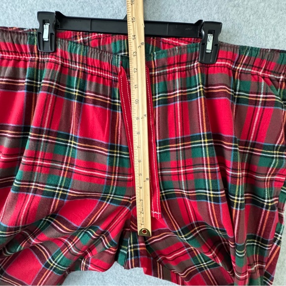 Old Navy Womens Flannel Pajama Set Size XXL Red Tartan Plaid Classic Holiday New - Picture 16 of 16